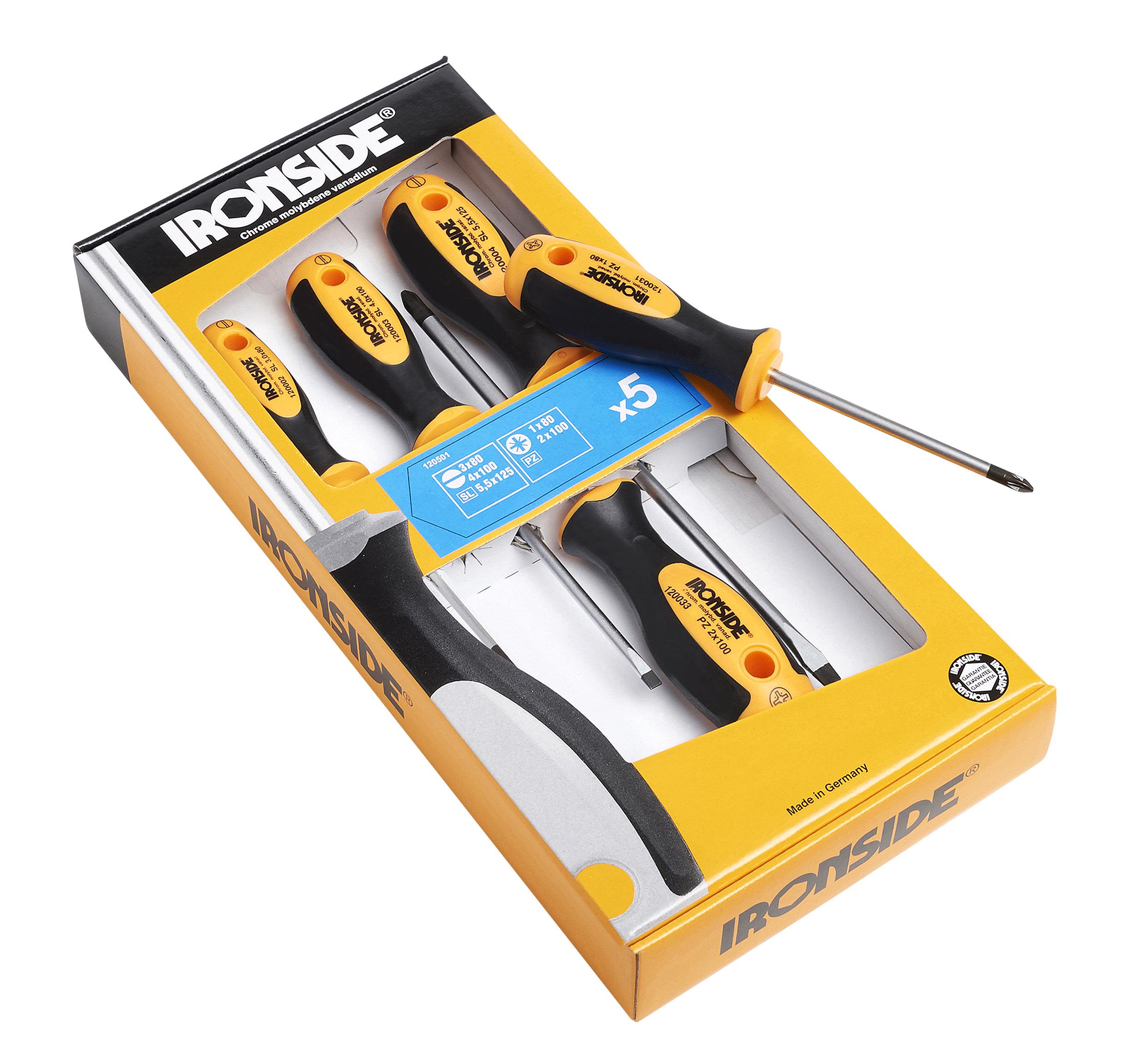 Ironside 120501 Skrutrekkersett 5 deler