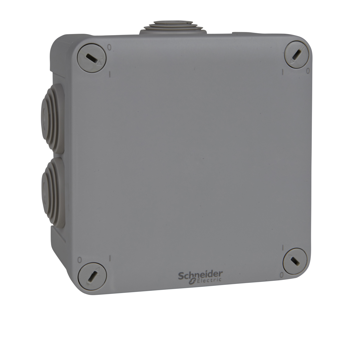 Schneider Electric ENN05005 Kopplingsdosa grå, skruvlock 105x105x55 mm