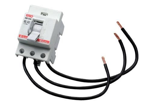 Garo HBK 340 Huvudbrytare 40 A, 3-polig Med kabel