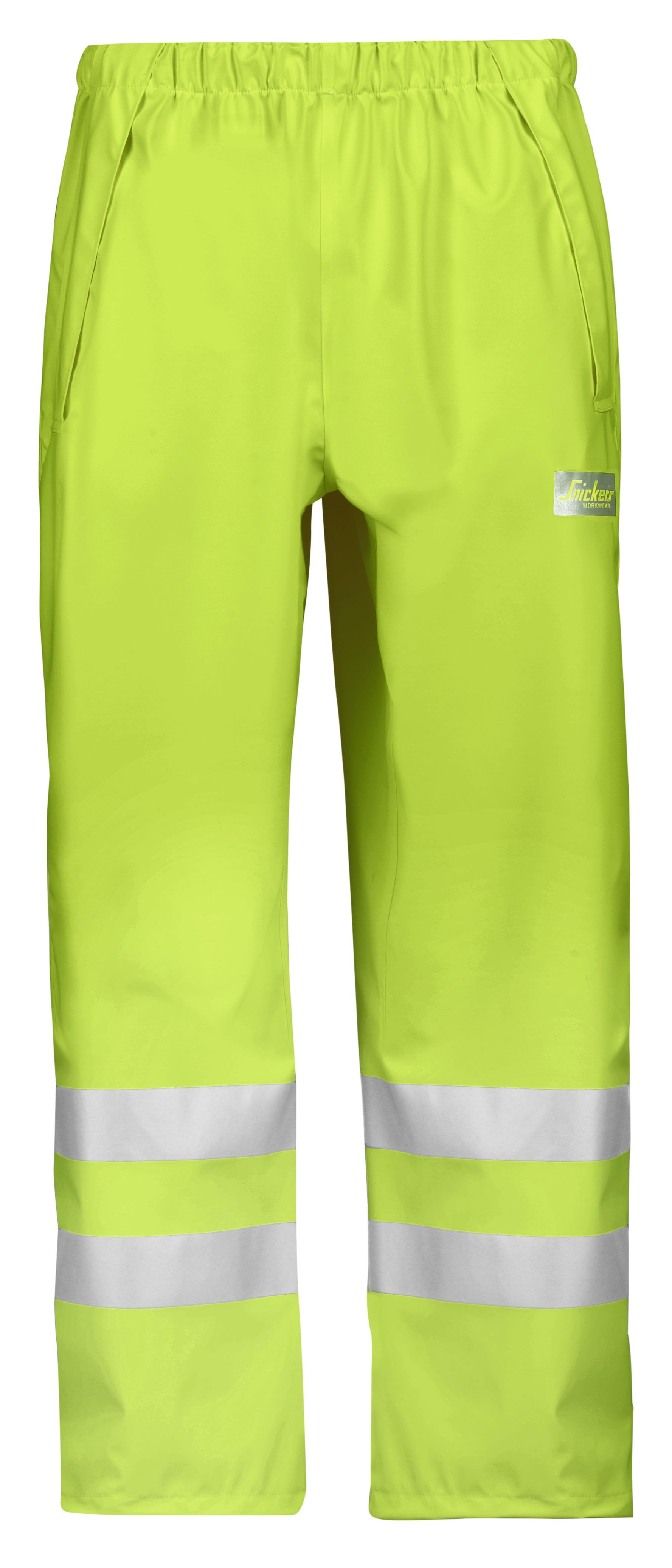 Snickers Workwear 8243 Regnbukse varsel, gul Varsel, Gul