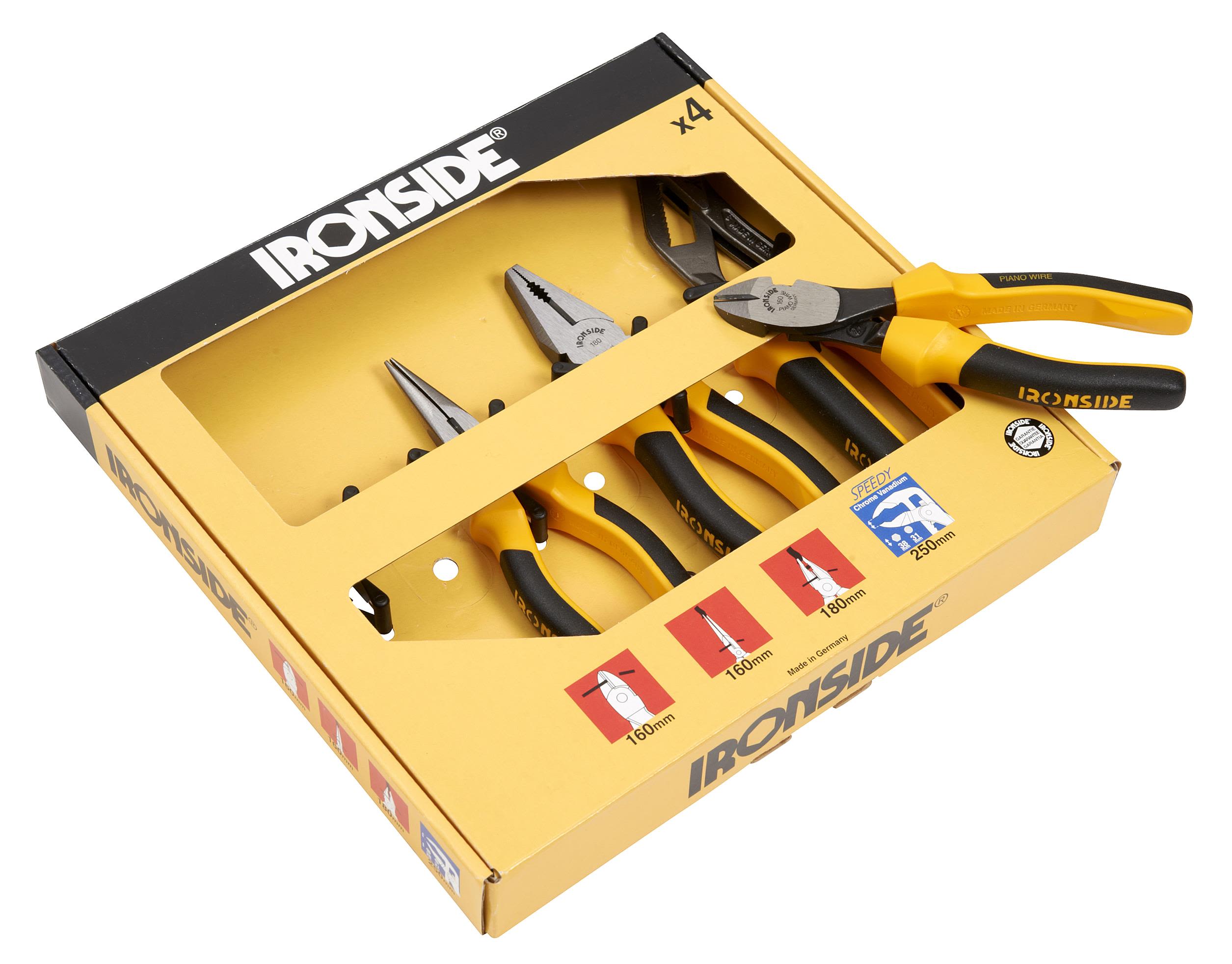 Ironside 121019 Tangsett 4 deler, 160-250 mm