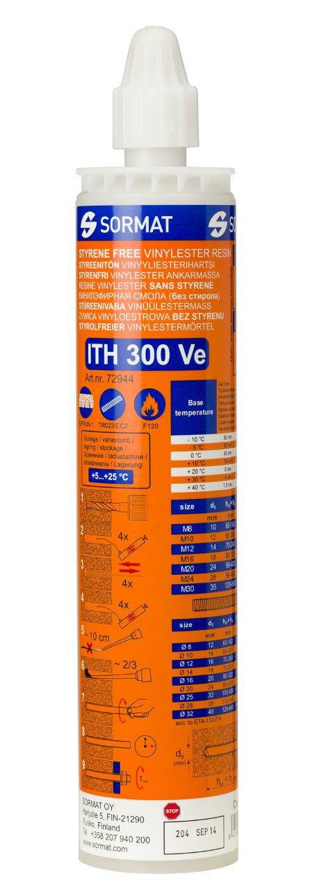 Sormat ITH 300VE Ankarmassa vinylester 300 ml