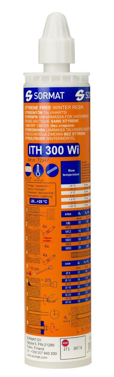 Sormat ITH 410 Wi Ankarmassa vinter 410 ml, 10-pack