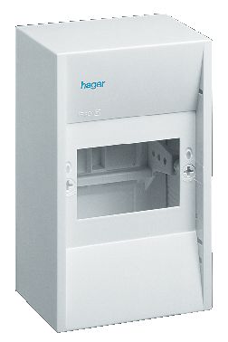 Hager GD108N Kapsling utan dörr, 1 rad 8 moduler