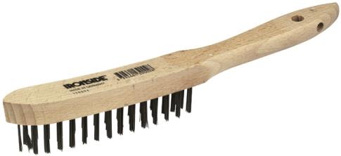 Ironside 139003 Stålbørste treskaft 4 rader