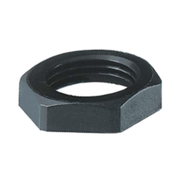 Rutab 1477251 Kontramutter svart, halogenfri M12