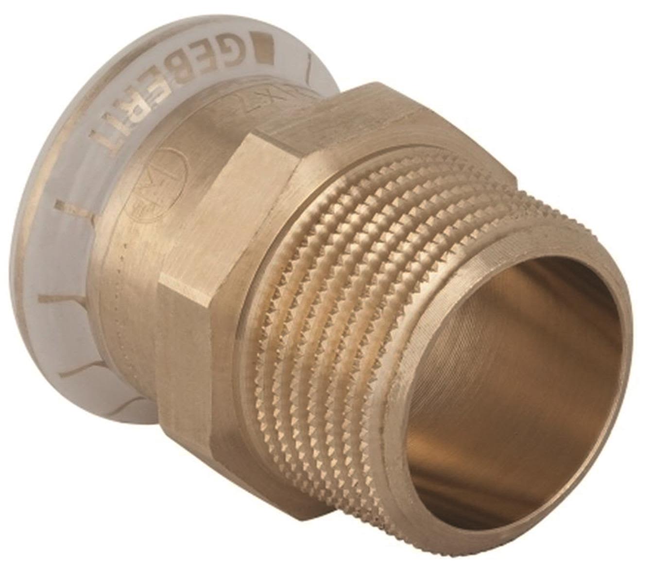Geberit 1768246 Övergångsmuff utvändig gänga 15 x 15 mm