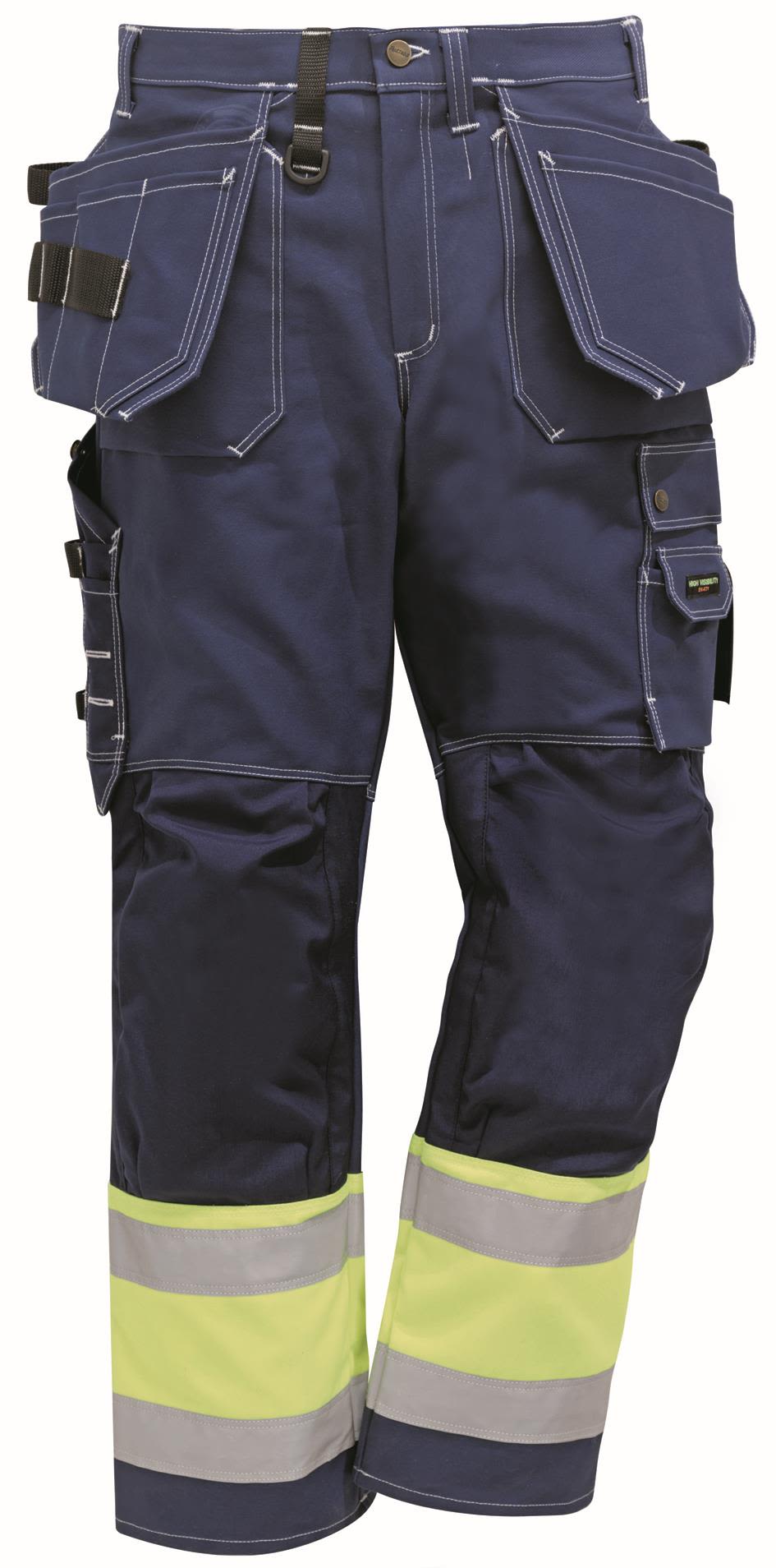 HI-VIS BUKSE CL.1 BLÅ C60