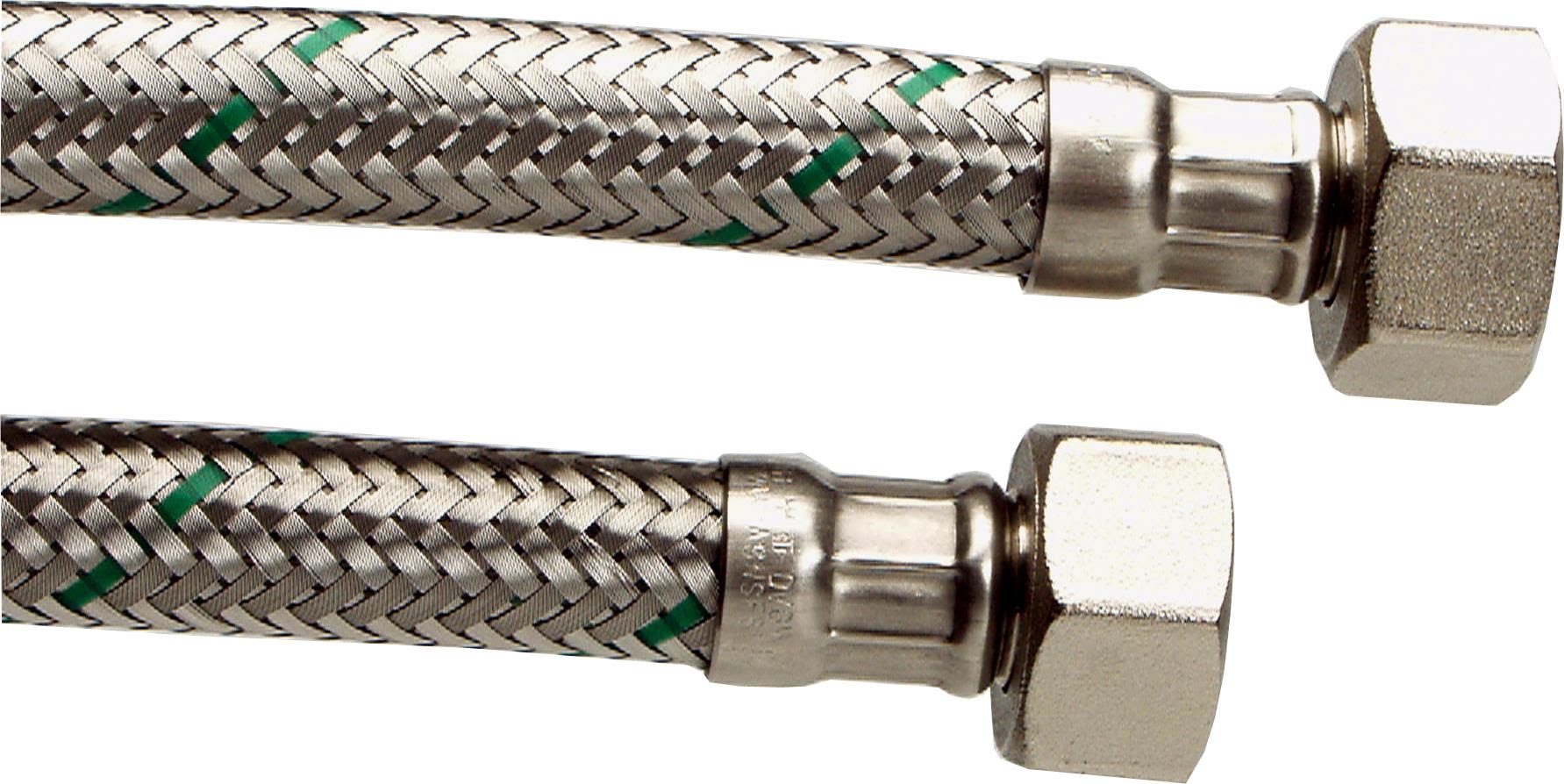 Neoperl 8190395 Anslutningsslang rak/rak, 15x15 mm 700 mm