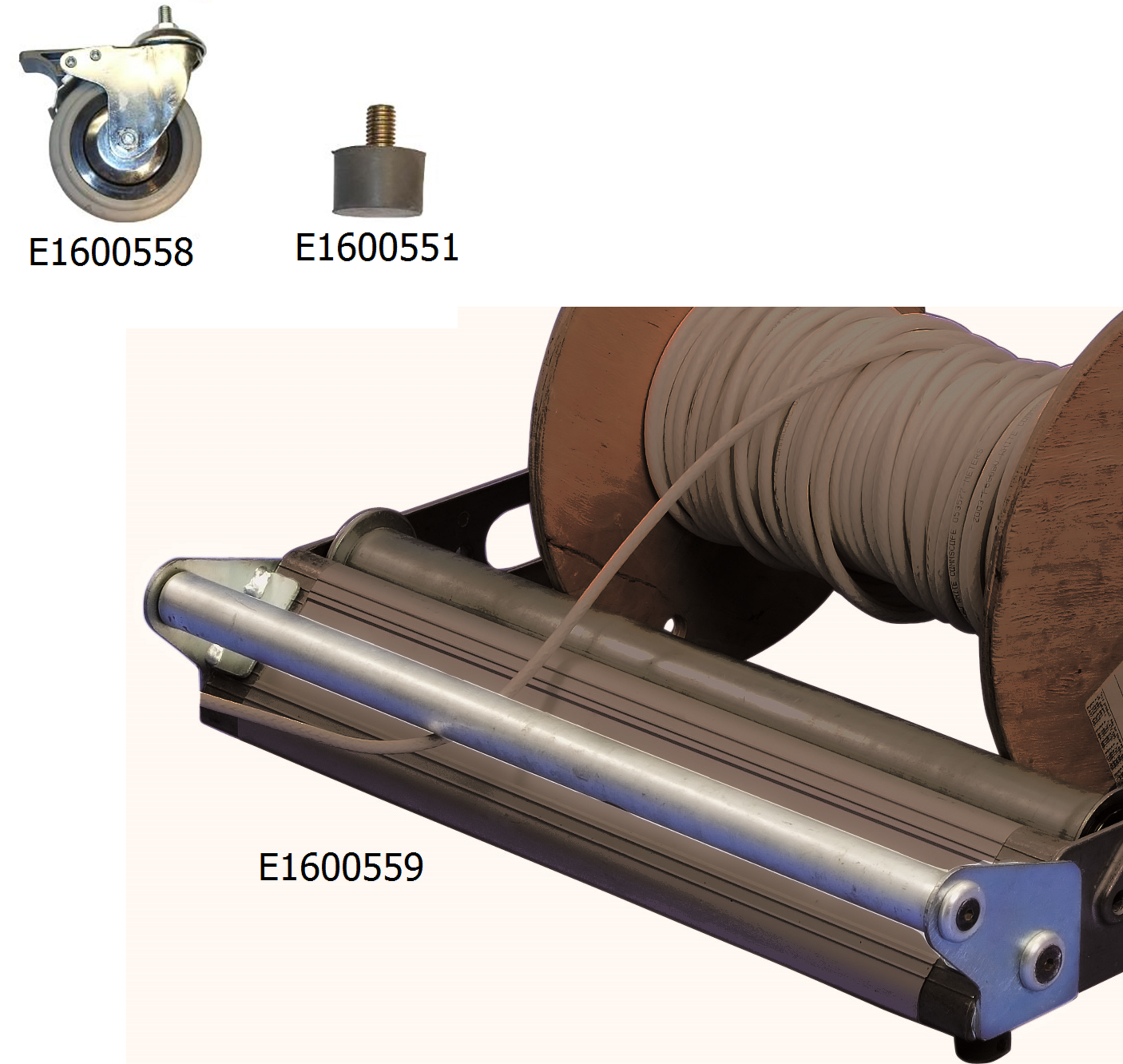 Z 580900-00 Gummifot för kabelvagga Easy Roll