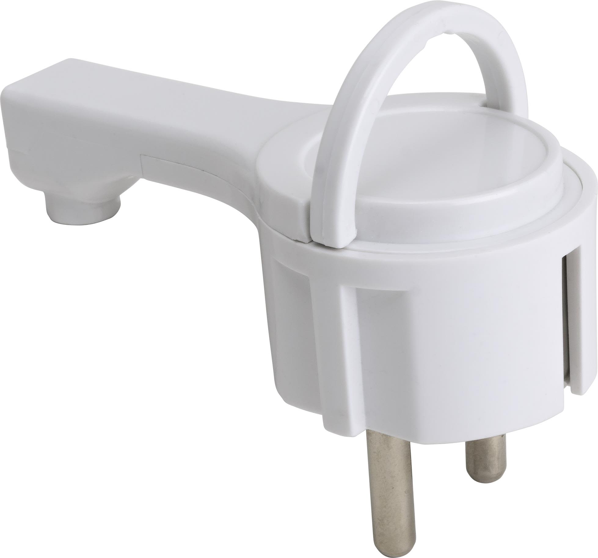 Gelia 4001312212 Stickpropp vinklad, jordad Vit