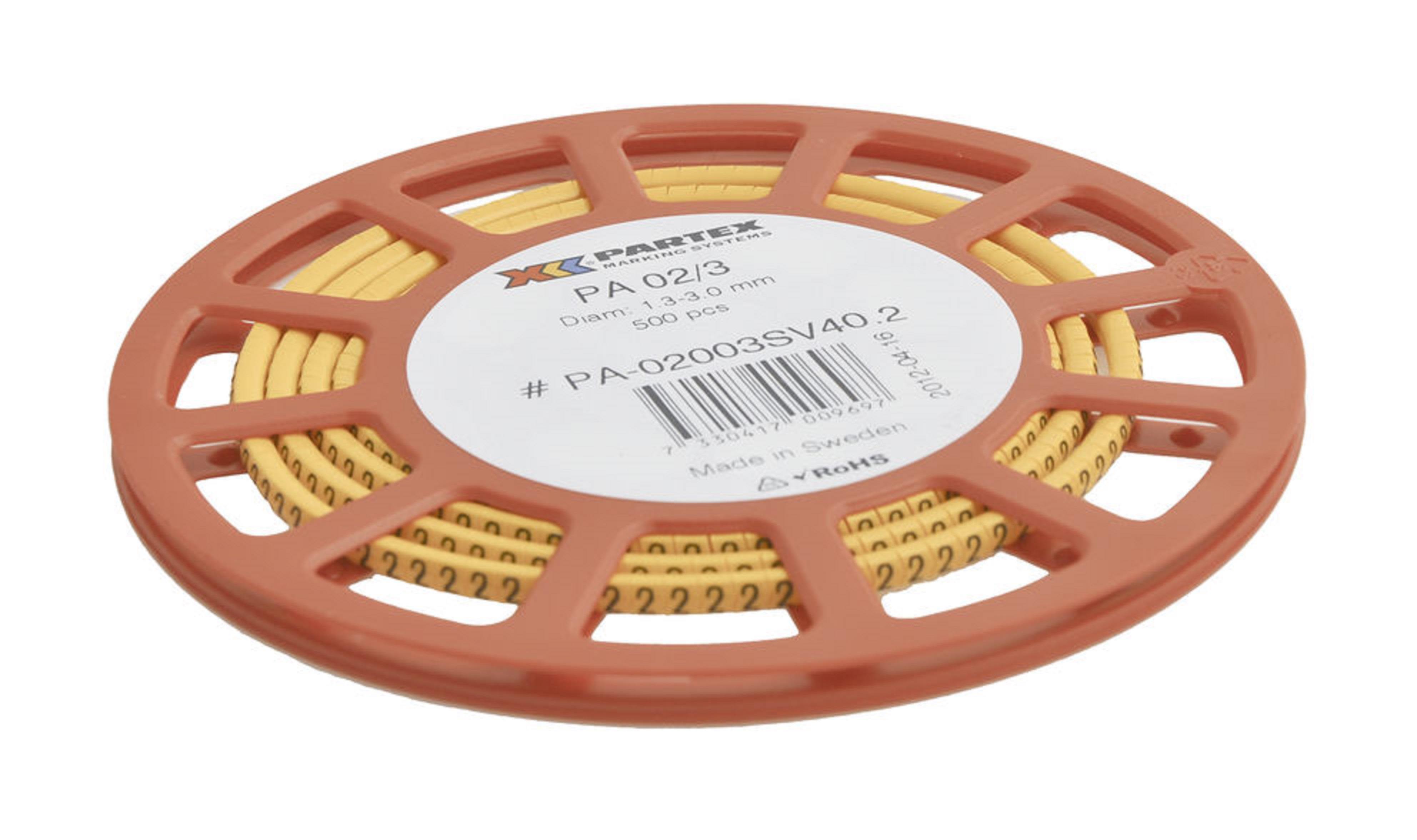 Partex PA02402/9 Märkning smal rulle Text: 9