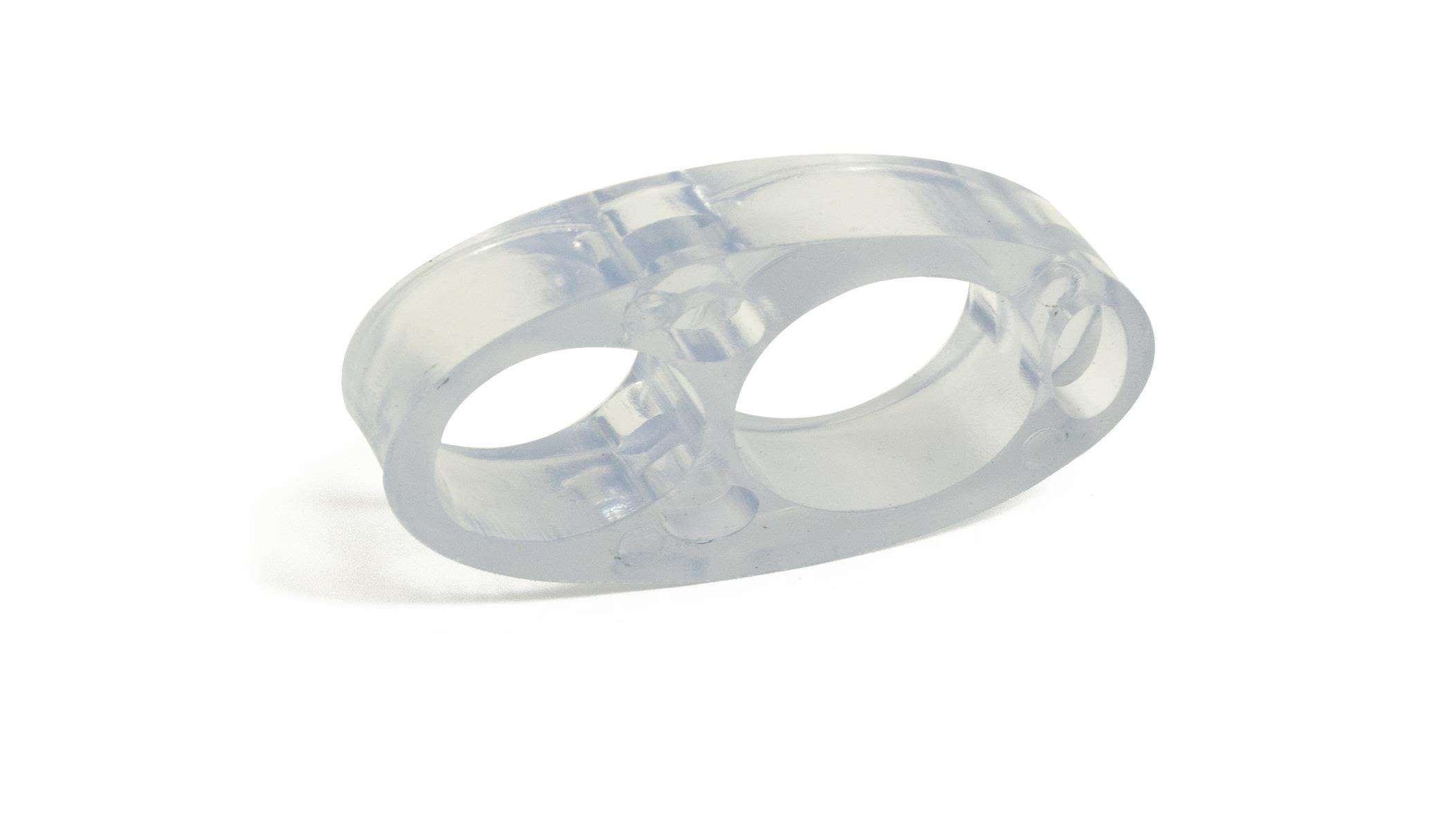 Habo Kombo Handtagsbuffert transparent, 2-pack