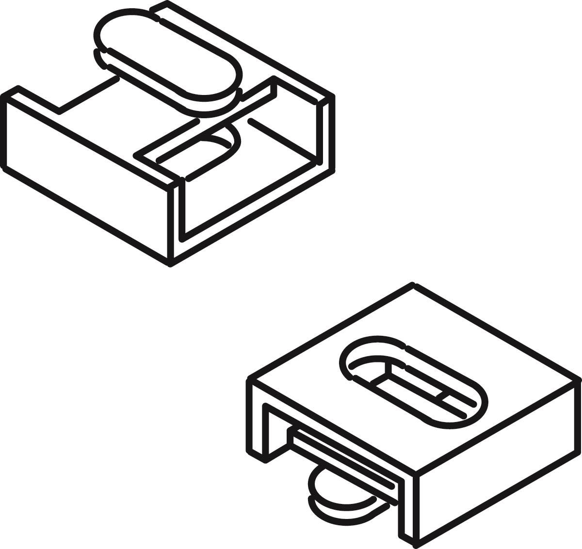 Schneider Electric 5424110 Distansbricka 60 x 200 mm, 50-pack