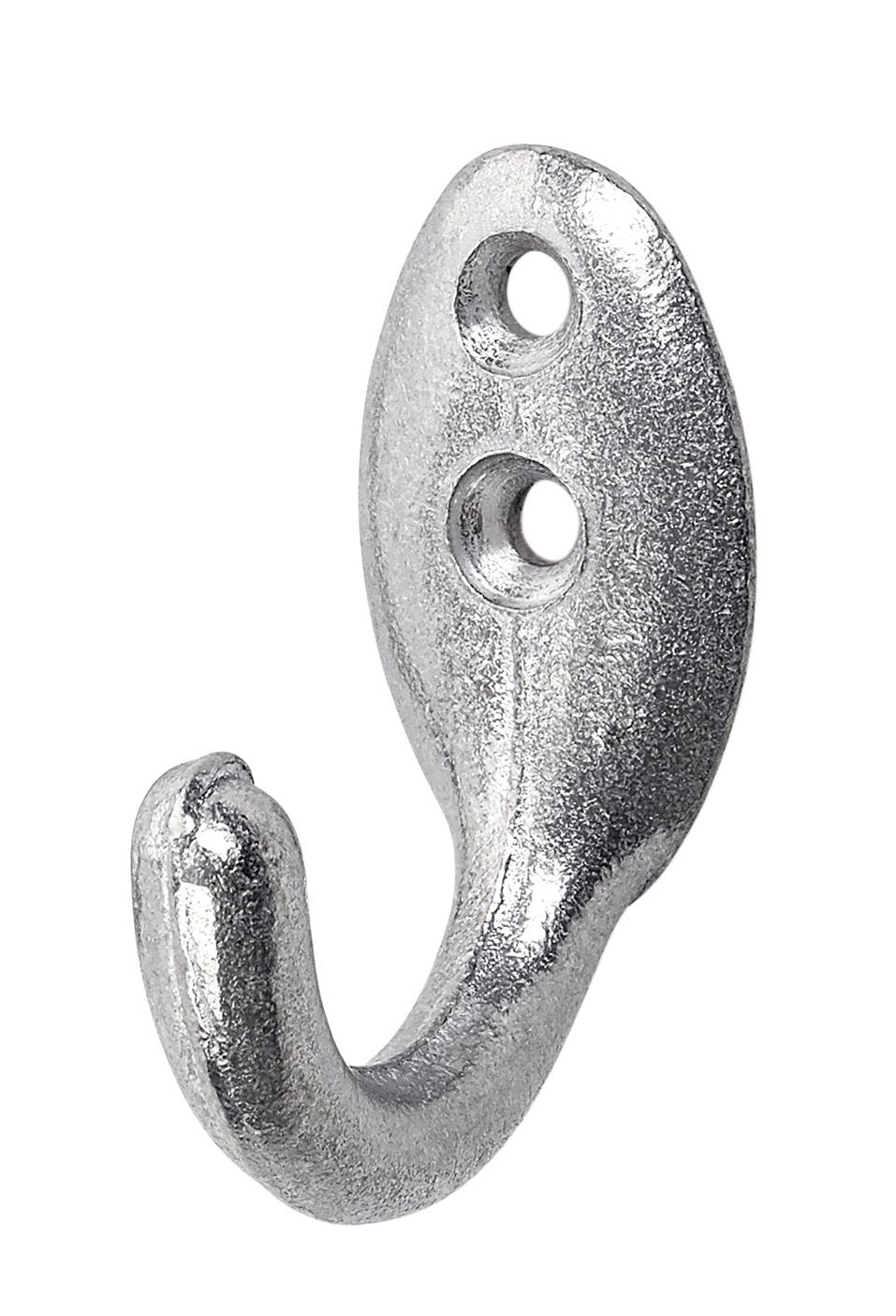 Habo 27219 Klädkrok aluminium, 2-pack
