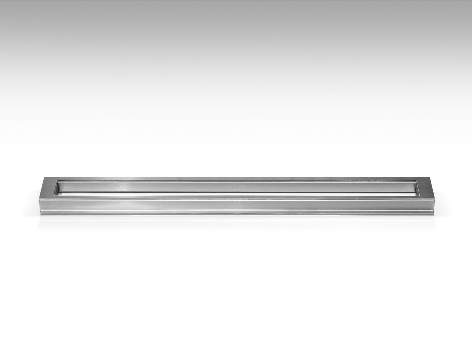 Unidrain HighLine ramme. Linje - rustfrit. børstet: L800mm H 12mm til afløbsarmatur