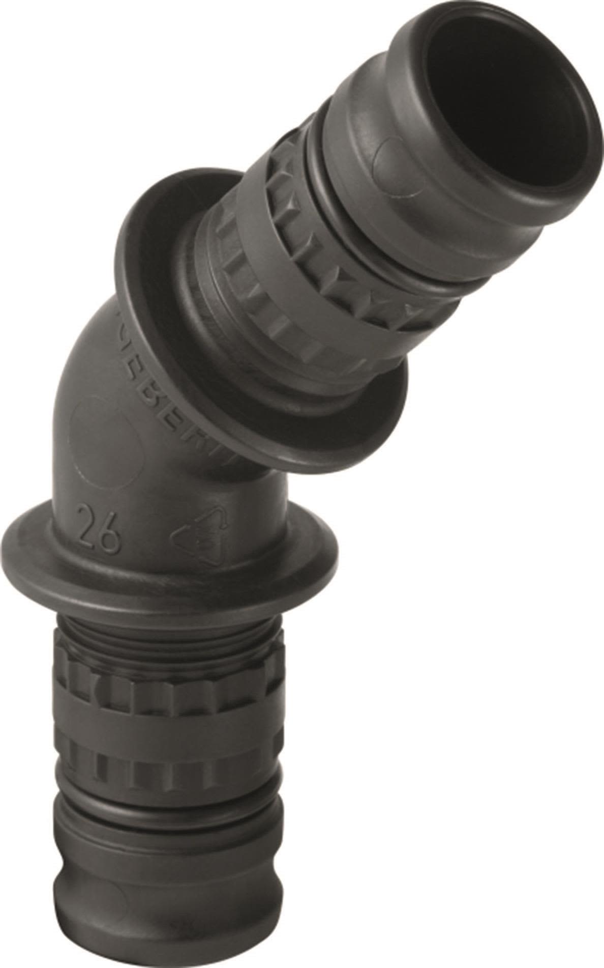 Geberit 1875038 Vinkel 45°, slätände 32 x 32 mm