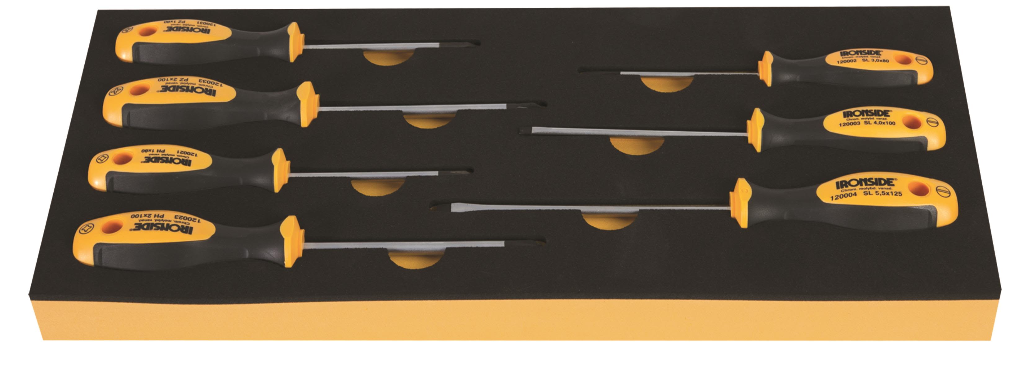Ironside 100289 Skruvmejselsats 7 delar, 2-komp