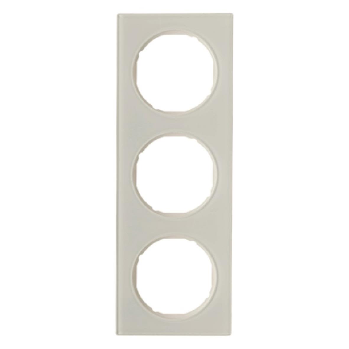 Hager 10132245 Täckram 3-fack, R.3 Svart