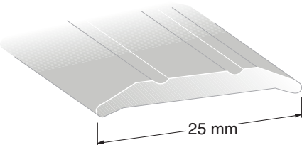 Duri 110403 Skarvlist 25 x 1000 mm, SK2-profil