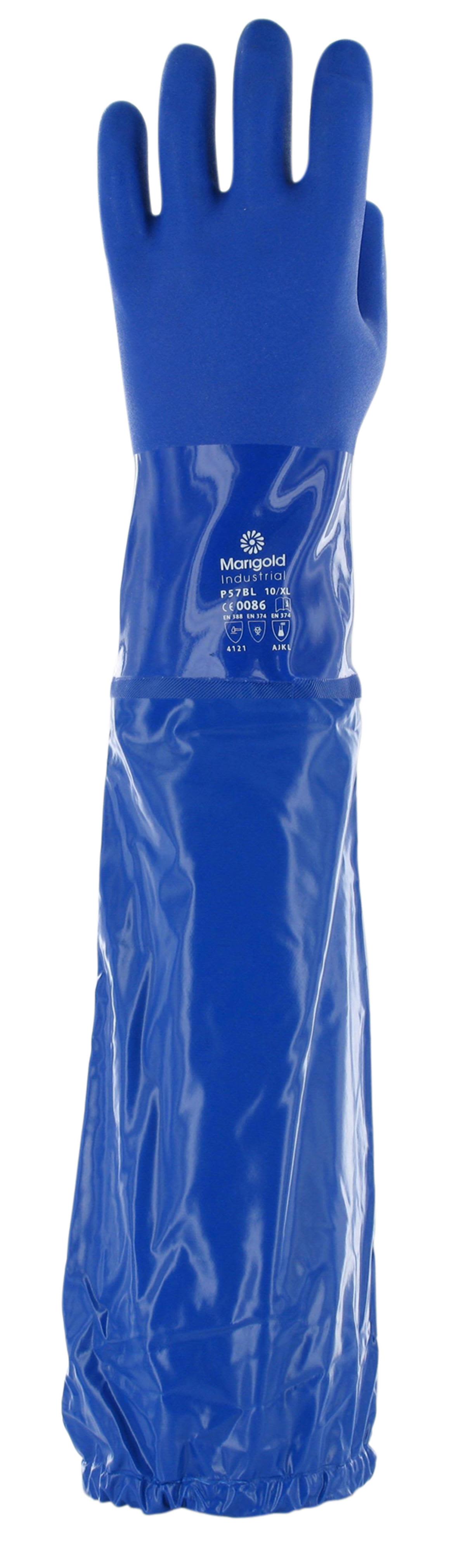 Ansell AlphaTec 23-201 Kemskyddshandske PVC, flossad 10
