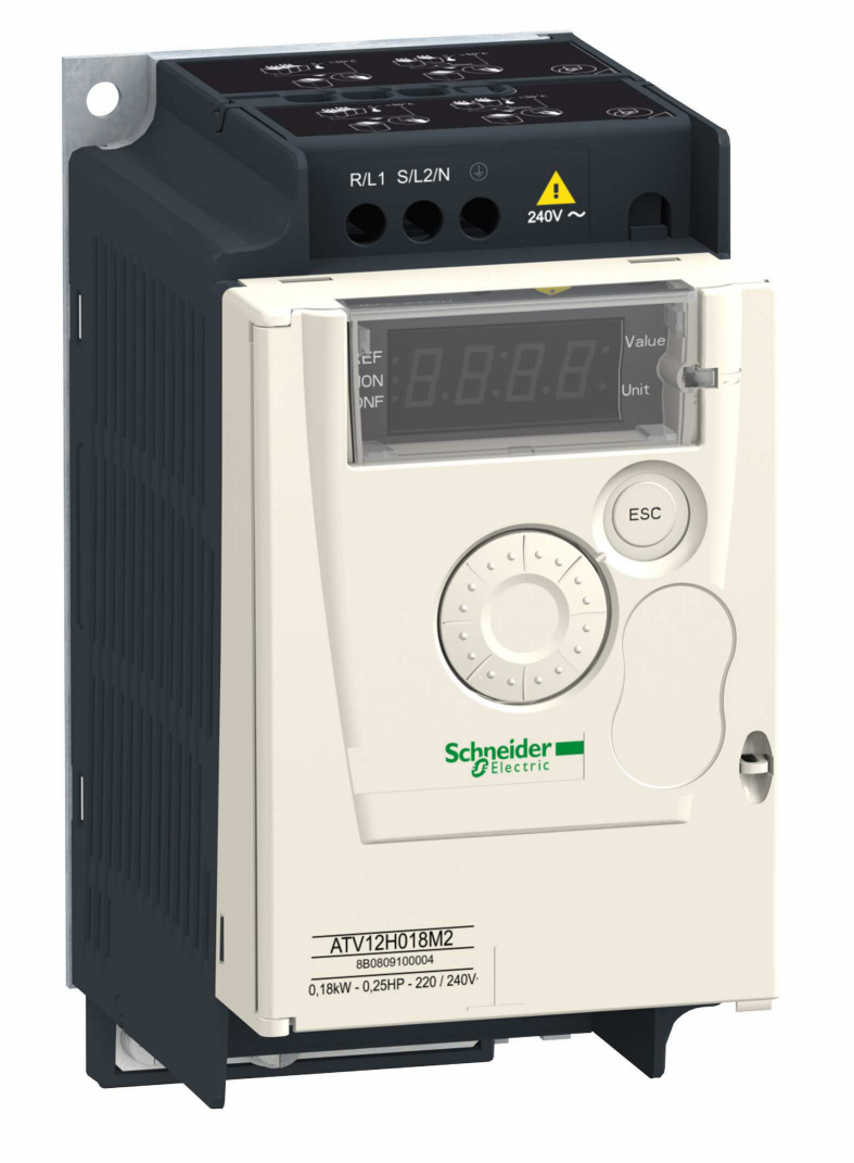 Schneider Electric ATV12 Taajuusmuuttaja 230 V 2,4 A, 0,37 kW