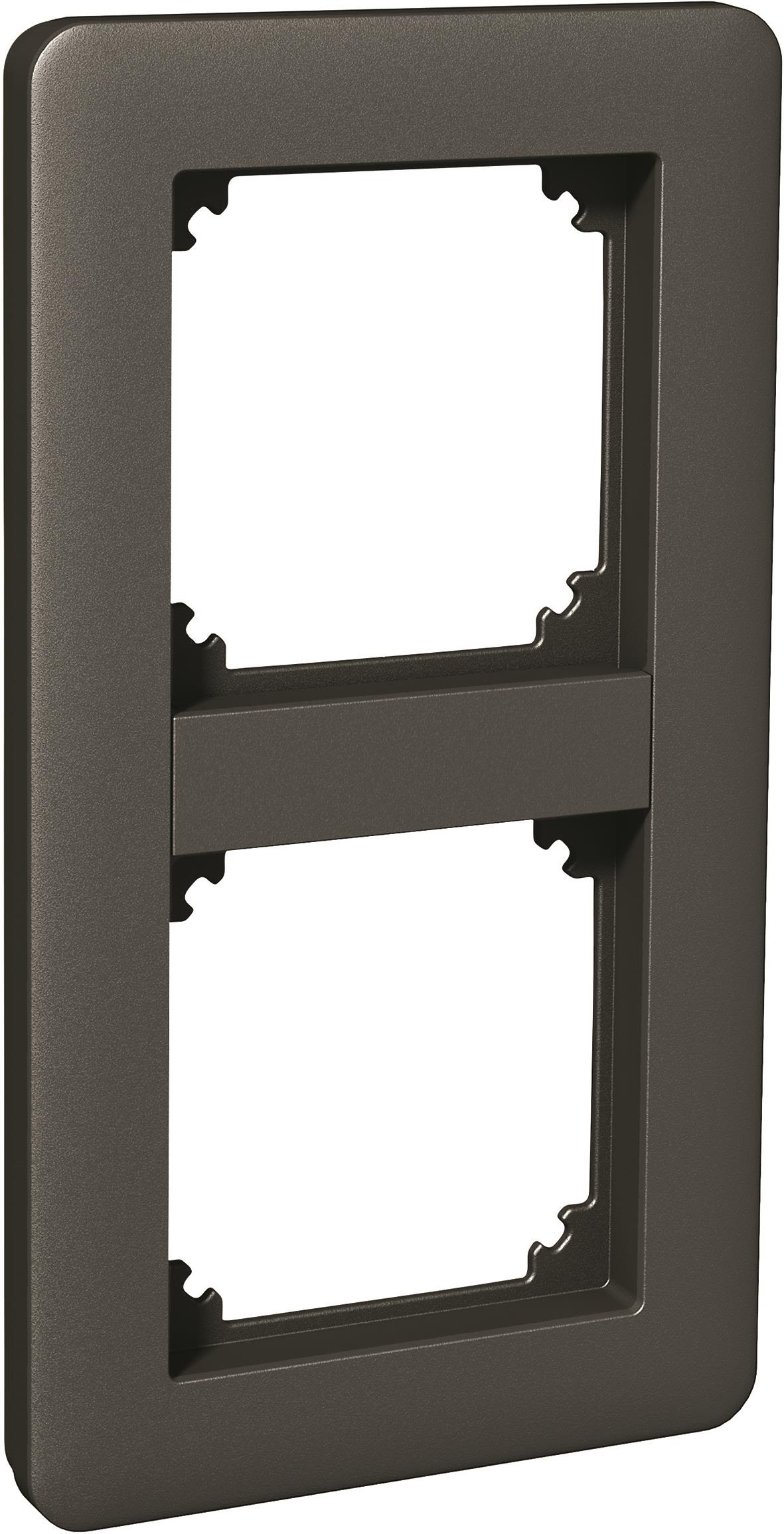 Schneider Electric Exxact Primo Kombinationsram antracit 2-fack