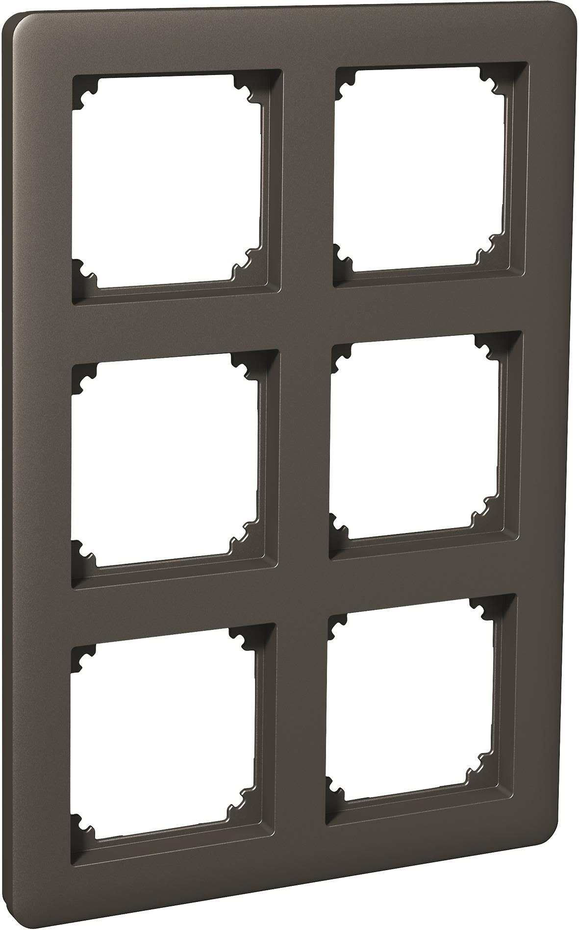 Schneider Electric Exxact WDE003346 Kombinationsram antracit 3x2-fack