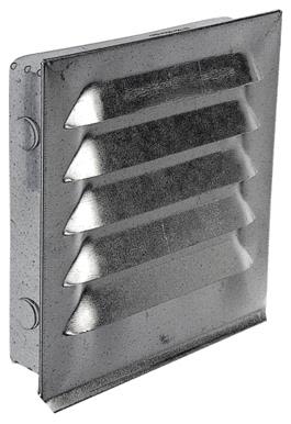 Habo 33 CU Ventilgaller kopparplåt, 150x150 mm
