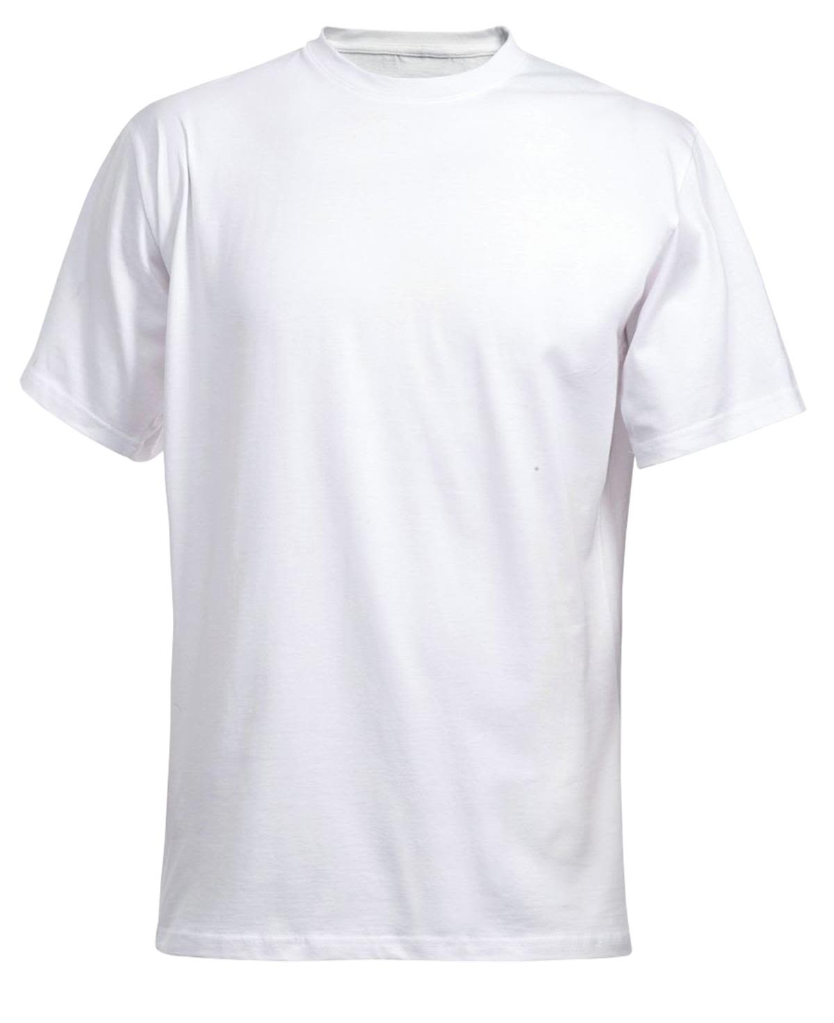 Kode t-skjorte hvit 4xl