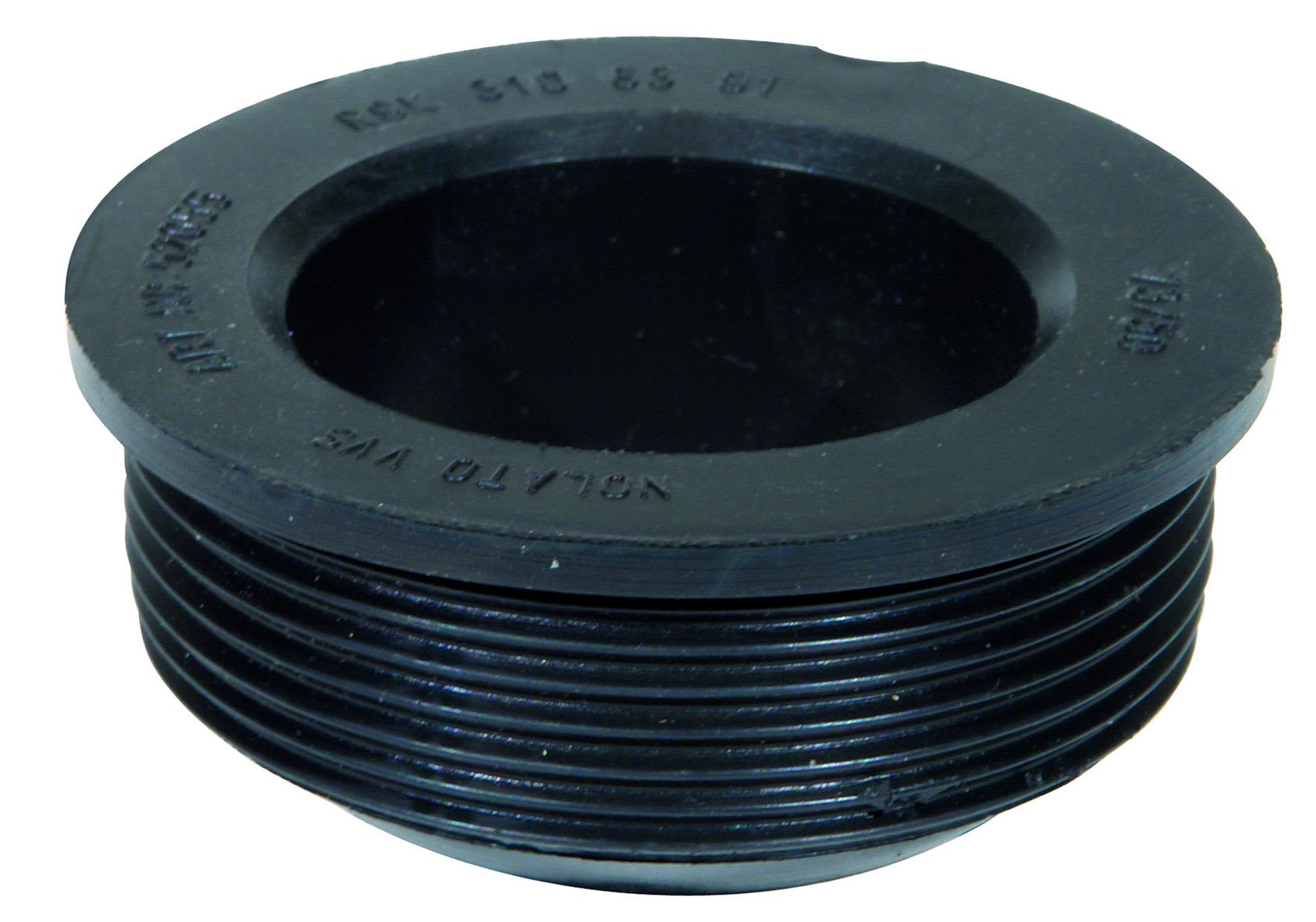 Purus 3106391 Gumminippel 73/50 mm, svart