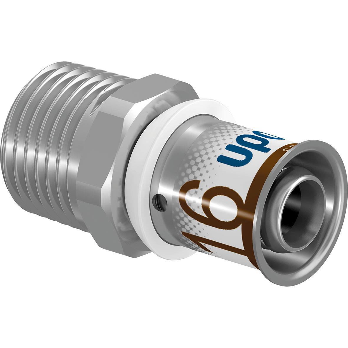 Uponor S Press Plus 1899415 Övergång rak, utvändig gänga 20 x 25 mm