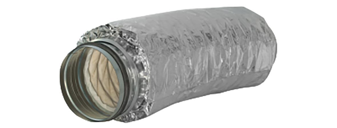 Flexoduct 1120040132 Ljuddämpare böjbar, 0,5 m 100 mm