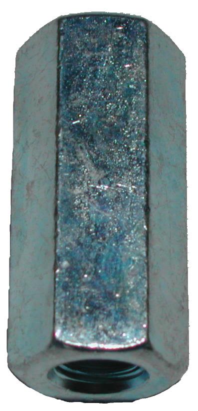 Schäfer & Peters 6334424 Skarvmutter M6HM, A4-syrafast, DIN 6334 M24 x 72 mm, 10-pack