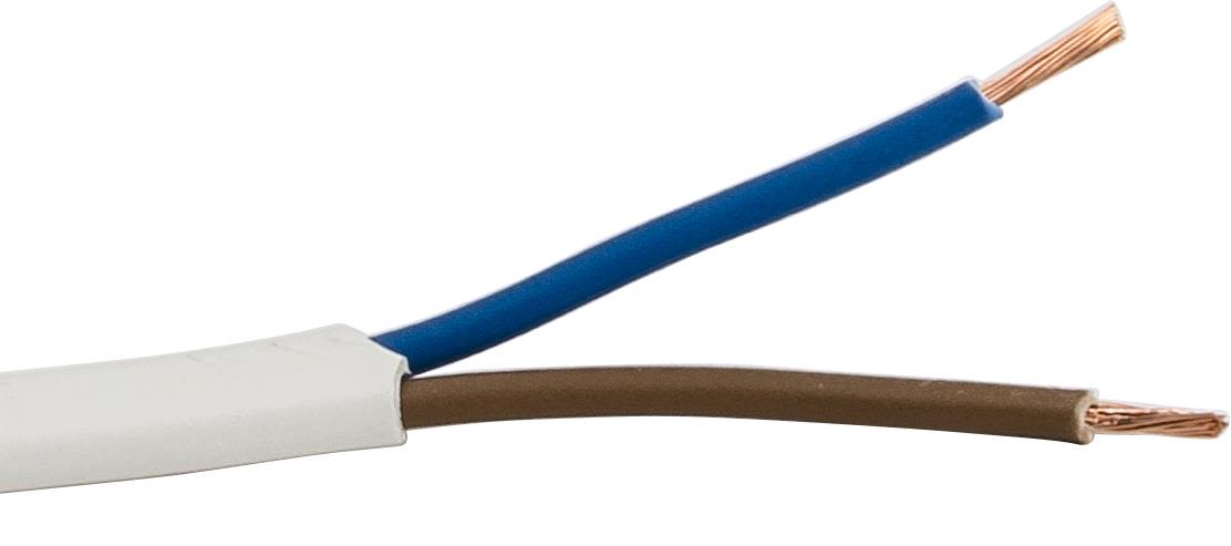 Gelia 4014103322 Kabel SKX 2x0,75, hvit 5 m