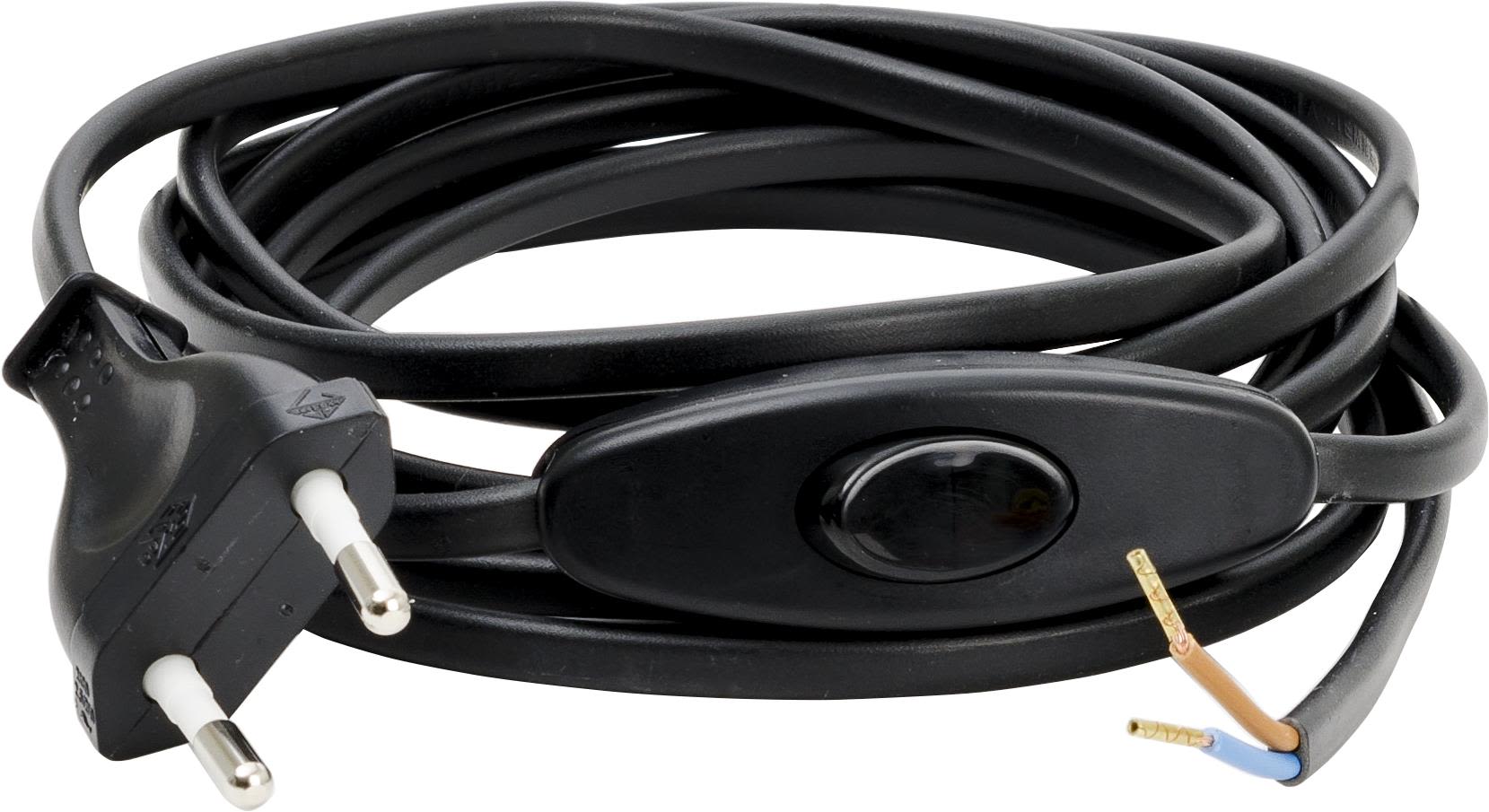 Gelia 90000907 Armatursladd 2.5 m SKX, europastickpropp, brytare Svart