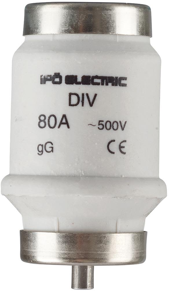 Ifö Electric Eco-gG D-säkring DIV, 500V 80A, 5-pack