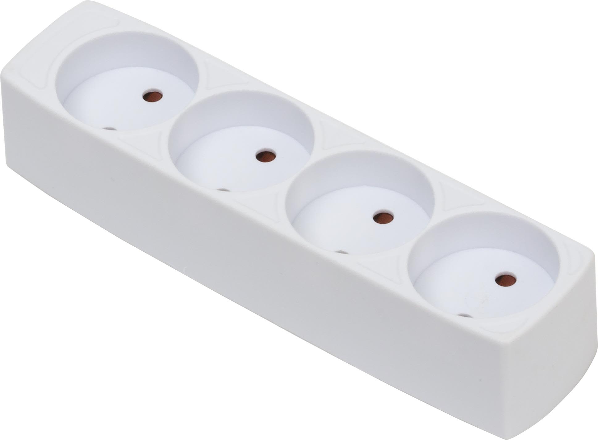 Gelia 4000007002 Grenuttag ojordat, utan kabel, 4-vägs, 1-pack
