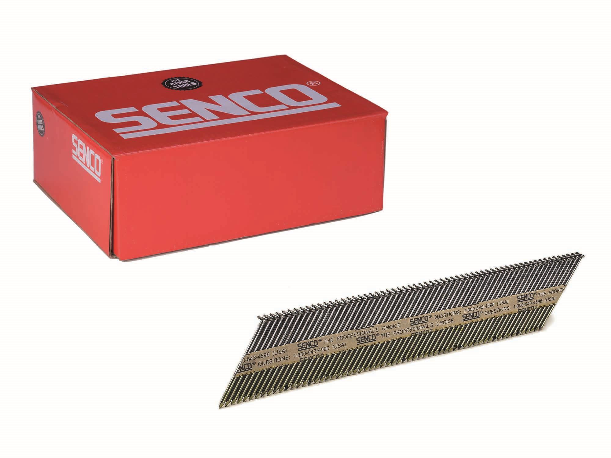 Senco SENCOTE Stomspik blank, D-skalle, 34° 65x2,9 mm