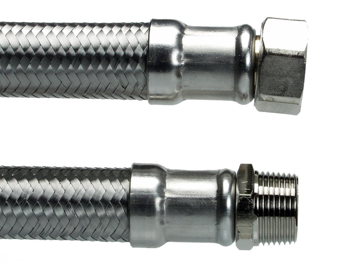 Neoperl 8192763 Anslutningsslang rak, inv./utv. gänga G20 1000 mm