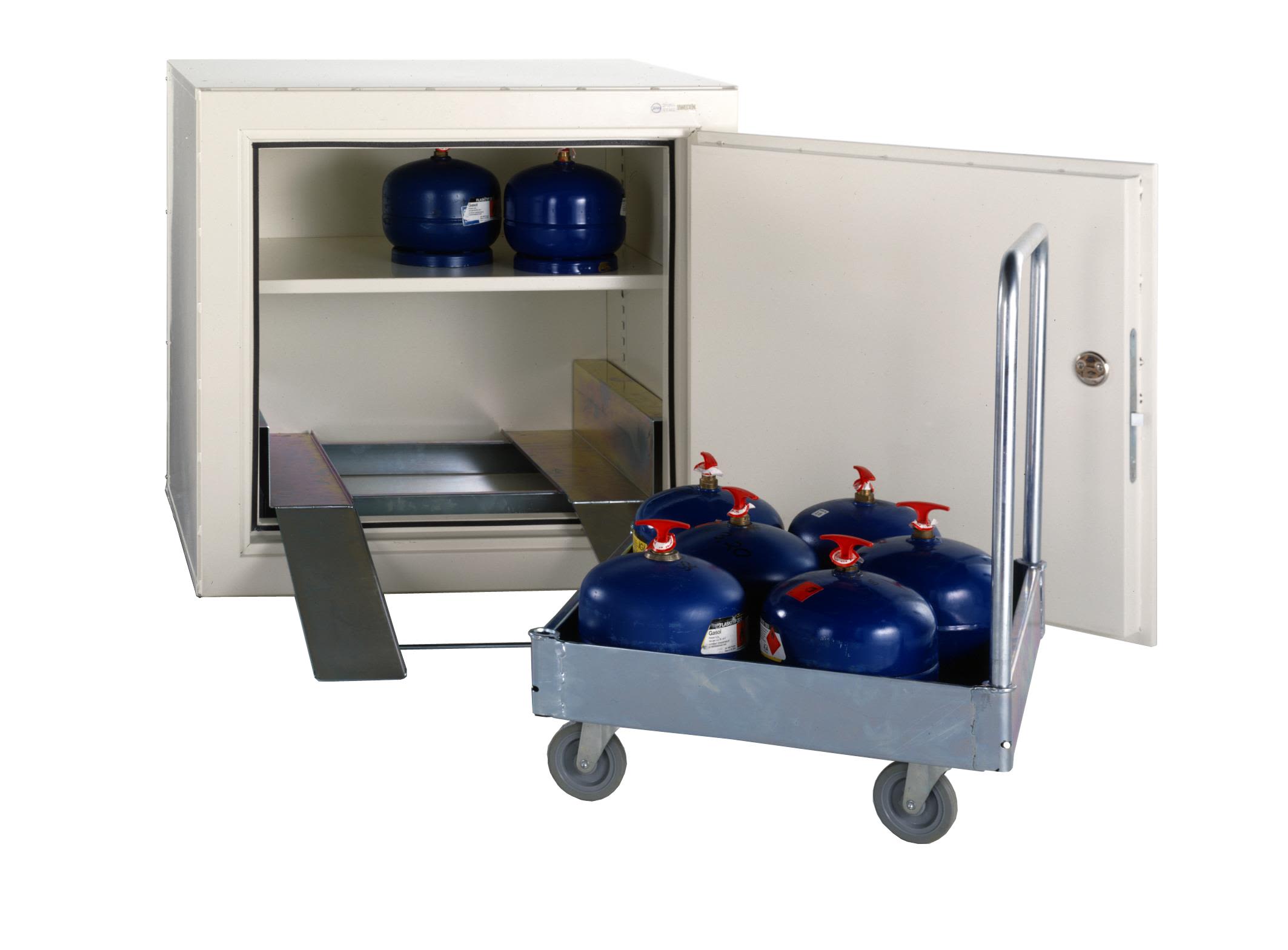 JiWa EI30 GAS1 Gasolskåp avskiljande, 770 mm djup 853x925x770 mm