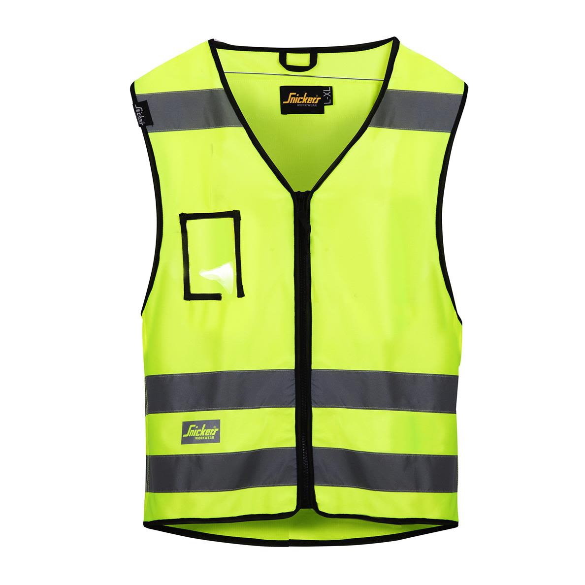SNICKERS WORKWEAR 9153 High-Vis vest, klasse 2 gul , størrelse L/XL
