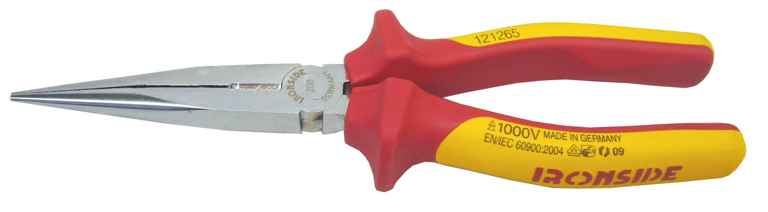 Ironside 121265 Spetstång rak, godkänd upp till 1000 V 200 mm