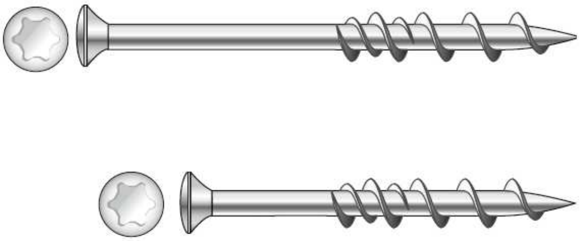 Dewalt DFM4230025 Skruv WallDog, 100-pack, FZB TX25, 6,5 x 50 mm, försänkt