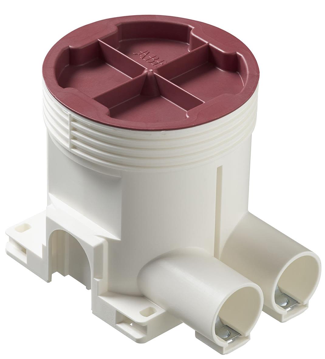 ABB AU5.32 Apparatdosa 2 fasta stutsar för Ø20-rör