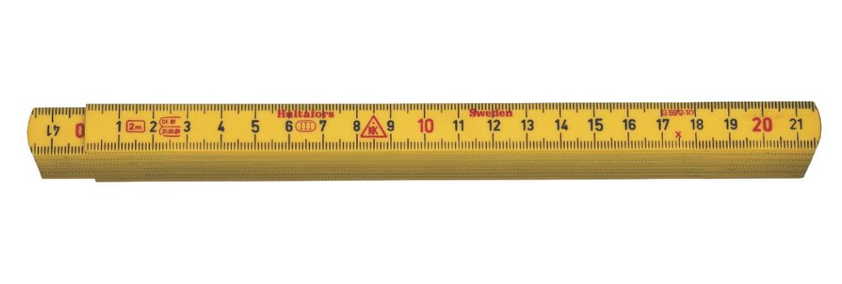 Hultafors Fiberglass folding rule g59 1m 10 links