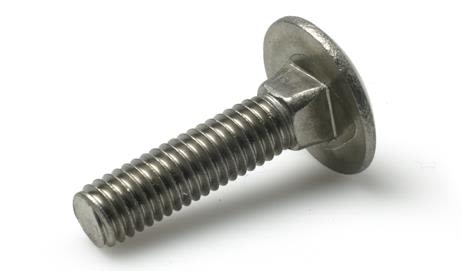 Schäfer & Peters 06034850 Vagnsbult M8 MVBF A4, DIN 603, 100-pack M8 x 50 mm