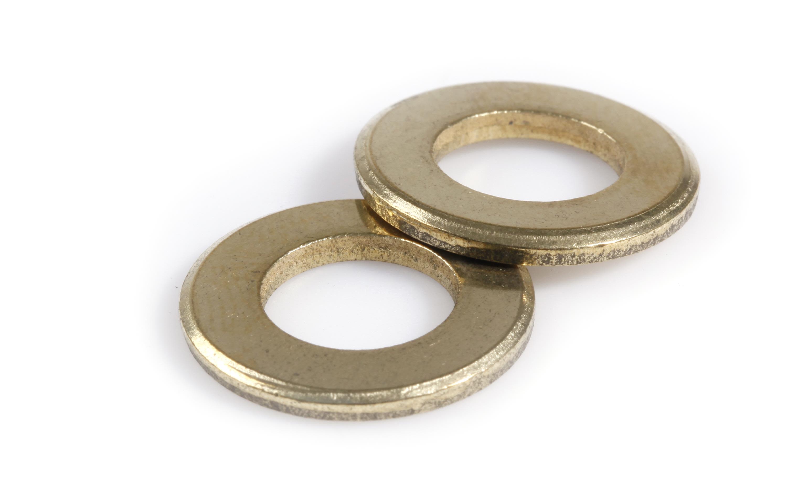 REYHER 001257010053000 Rundskive BRB, DIN 125 A, messing 5,3x10x1 mm, 1000-pakning