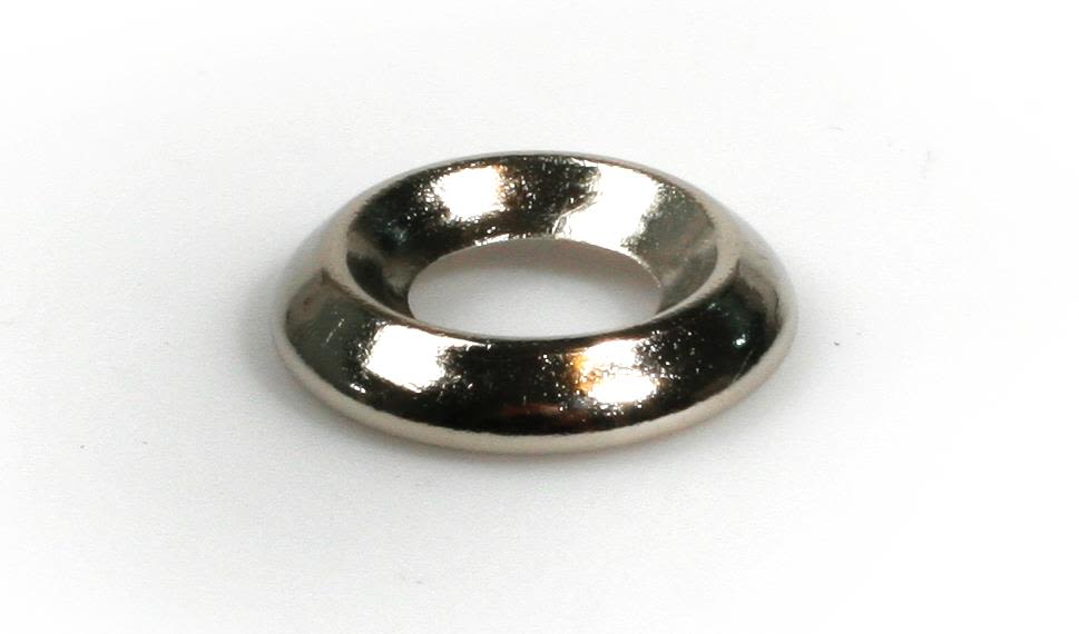 Arvid Nilsson 93308900 Skive forniklet messing, 100-pakning 5,3 x 13 x 2,1 mm