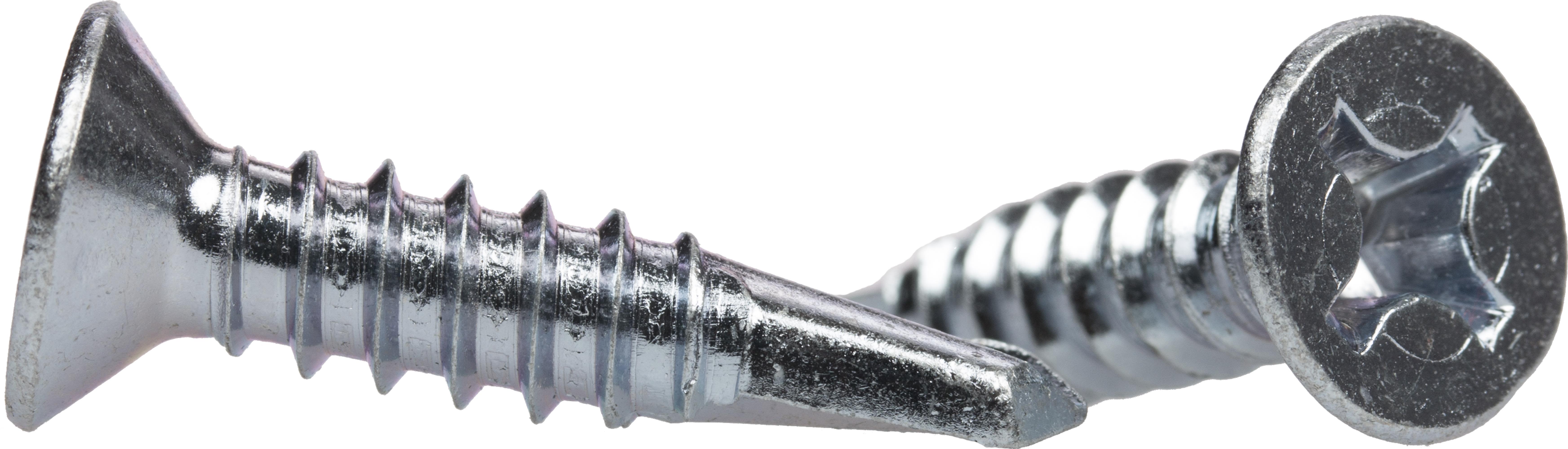 Ejot 582090 Borskrue forsenket stål, PH2 FZB 4,8 x 19 mm, 500-pakning